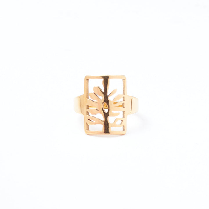 Antique Square Symphony Ring Salty