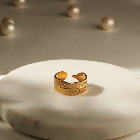Aureate Ivy Ring Salty