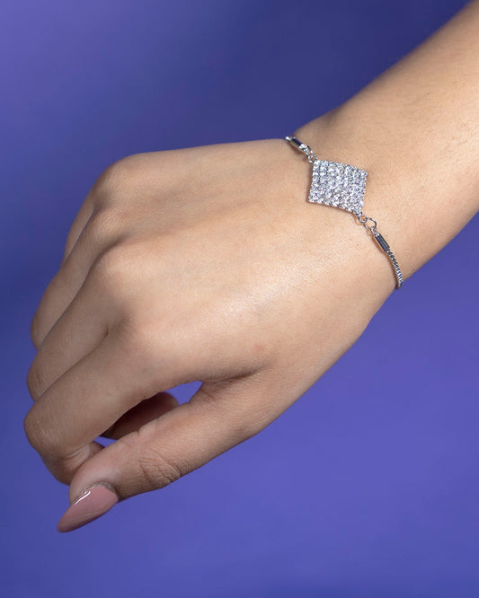 Rhombus Silver Bracelet