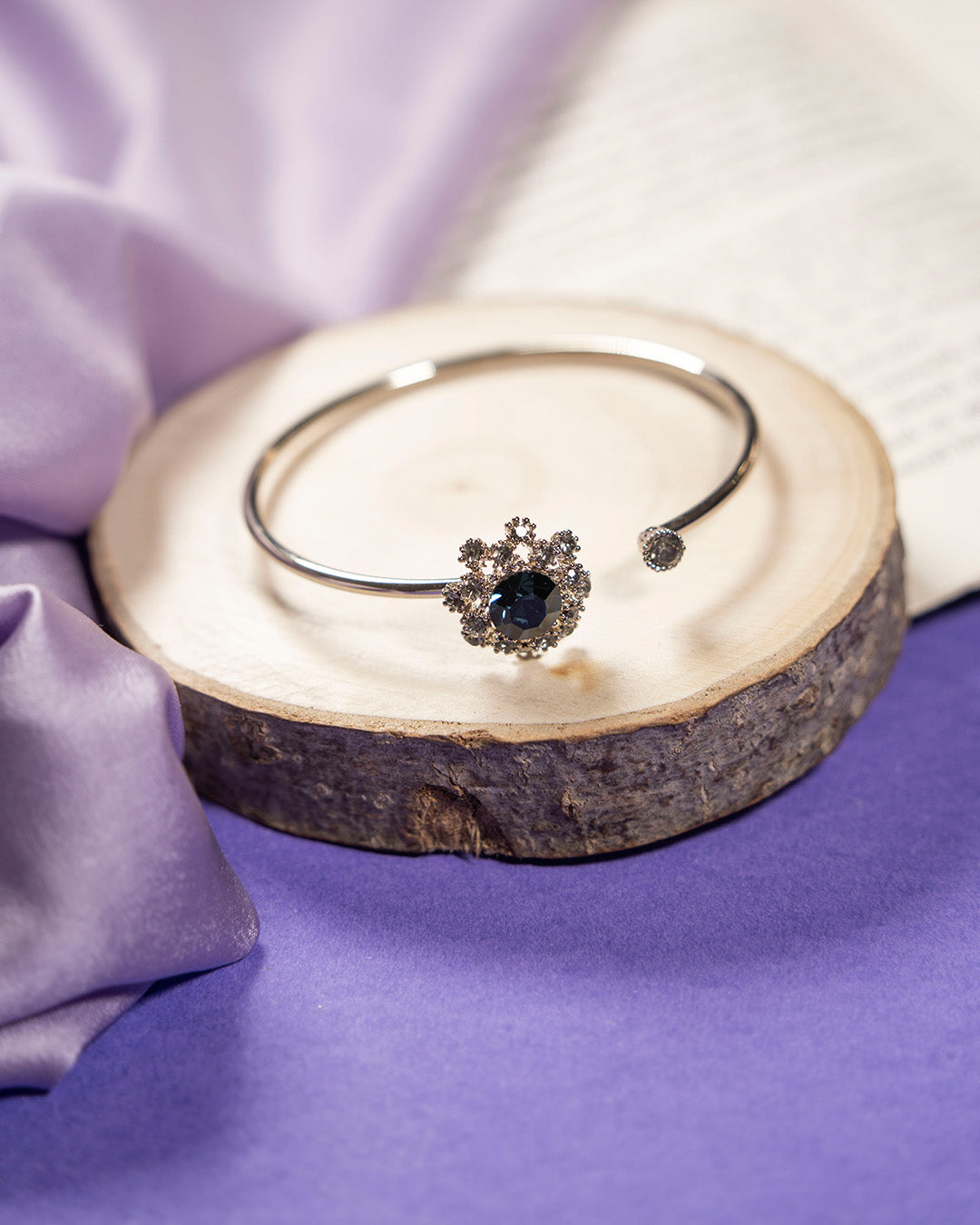 Cocktail Party Cuff Bracelet - Blue