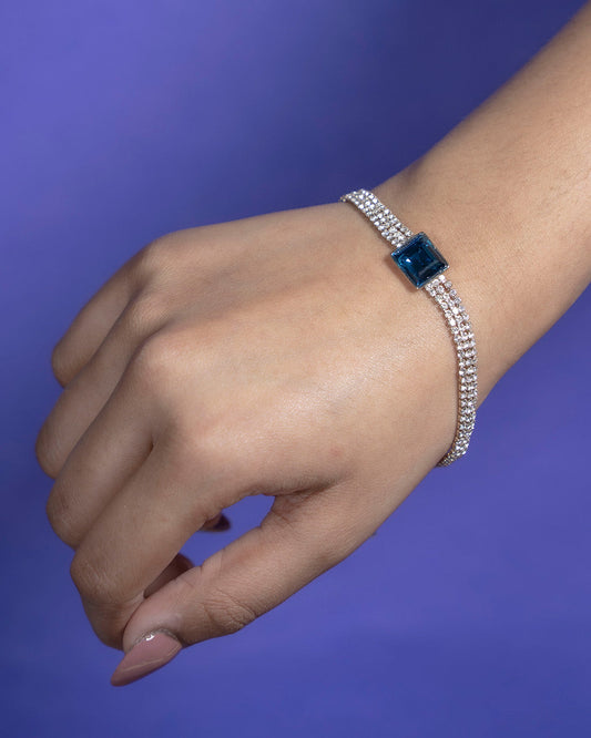 Classic Blue Charm Bracelet