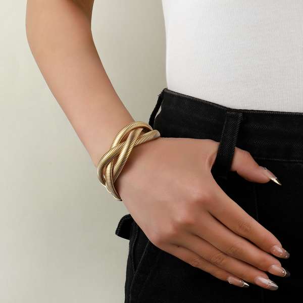 Twist N Turn Gold Bracelet