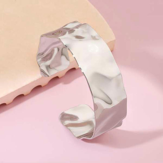 Twilight Textured Silver Cuff