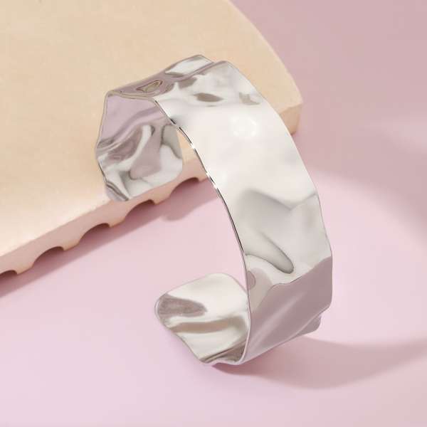 Twilight Textured Silver Cuff