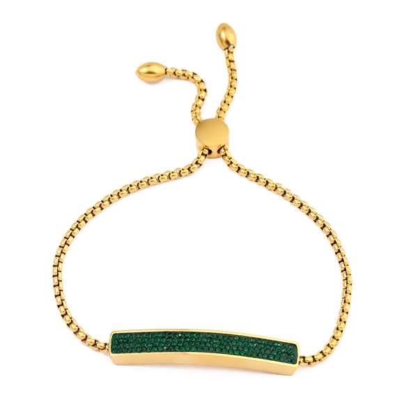 Midnight Enamel Gold Bracelet