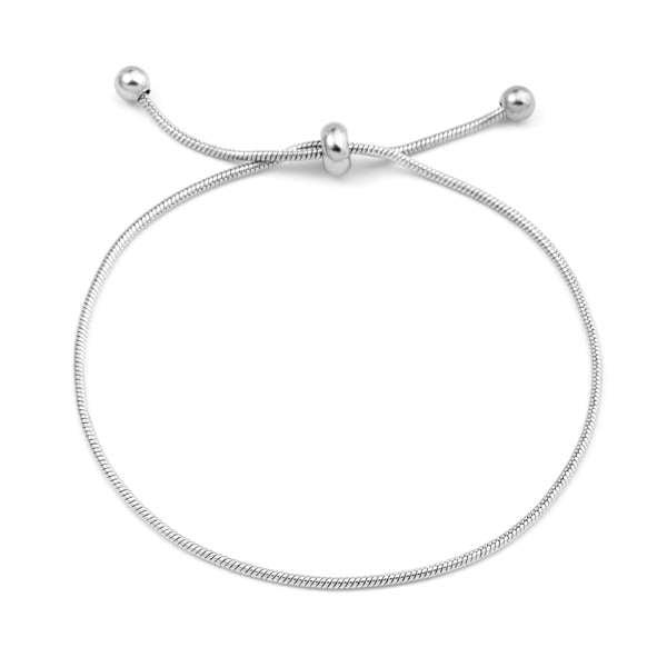 Solitude Silver Slider Bracelet