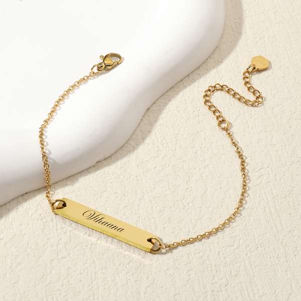 Golden Personalised Chic Necklace