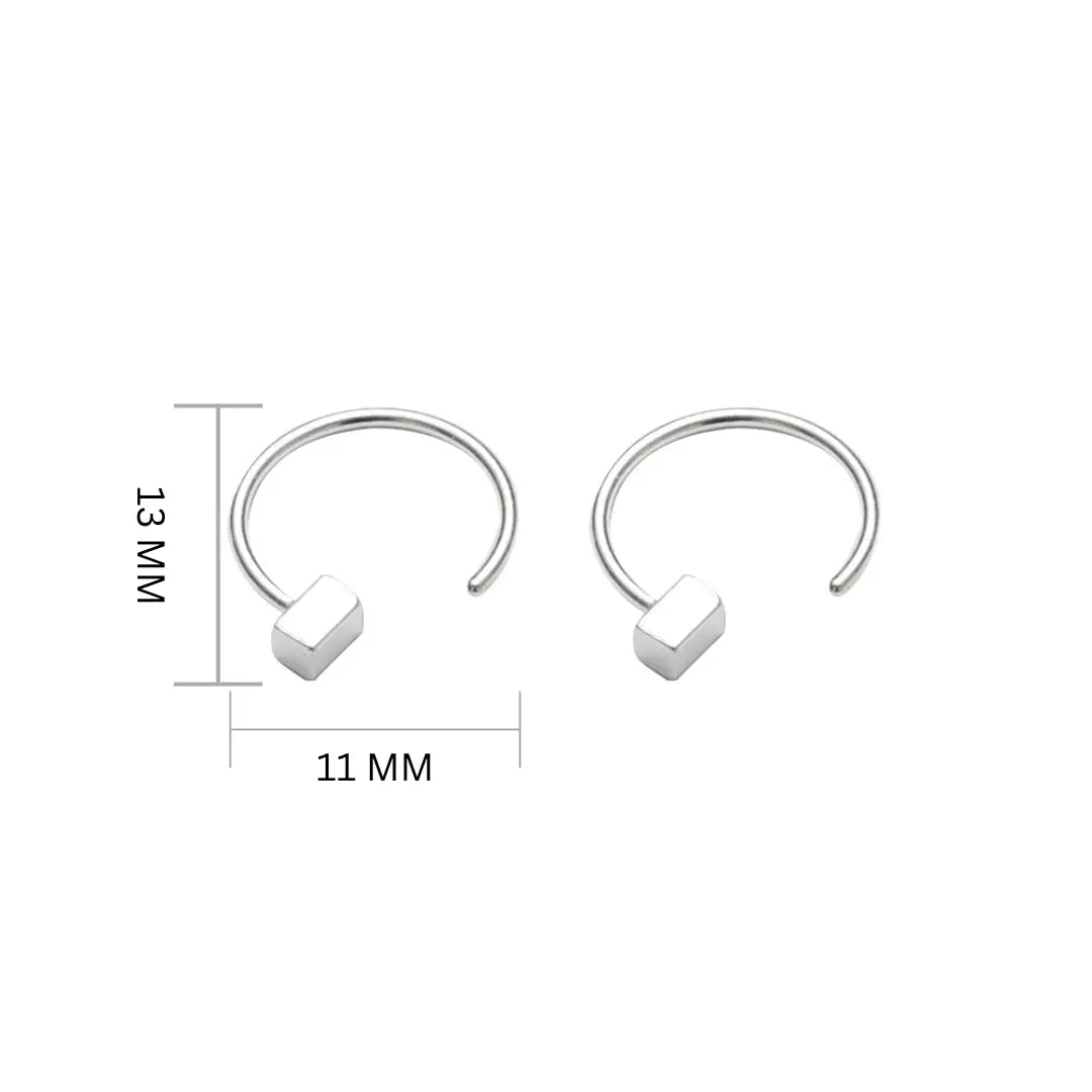 Bare Essentials Silver Earrings | Salty