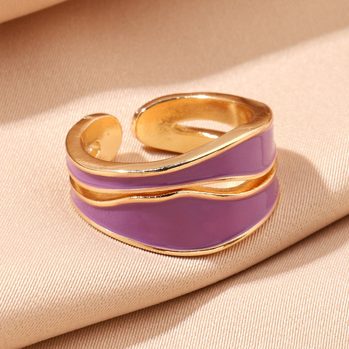 Blair Enamel Gold Ring | Salty