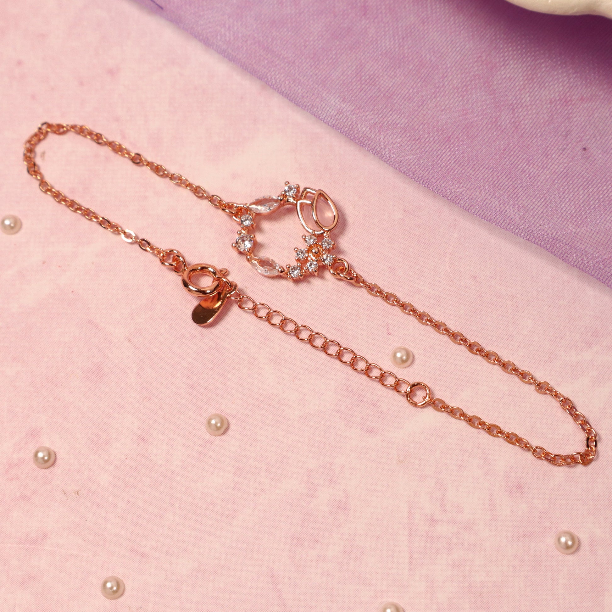 Blooming Simplicity Floral Bracelet Salty