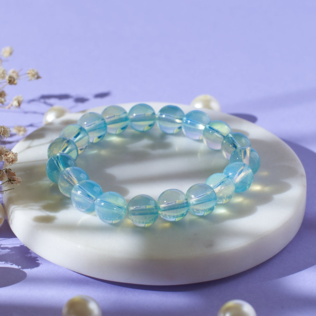 Blue Delight Beaded Bracelet Salty