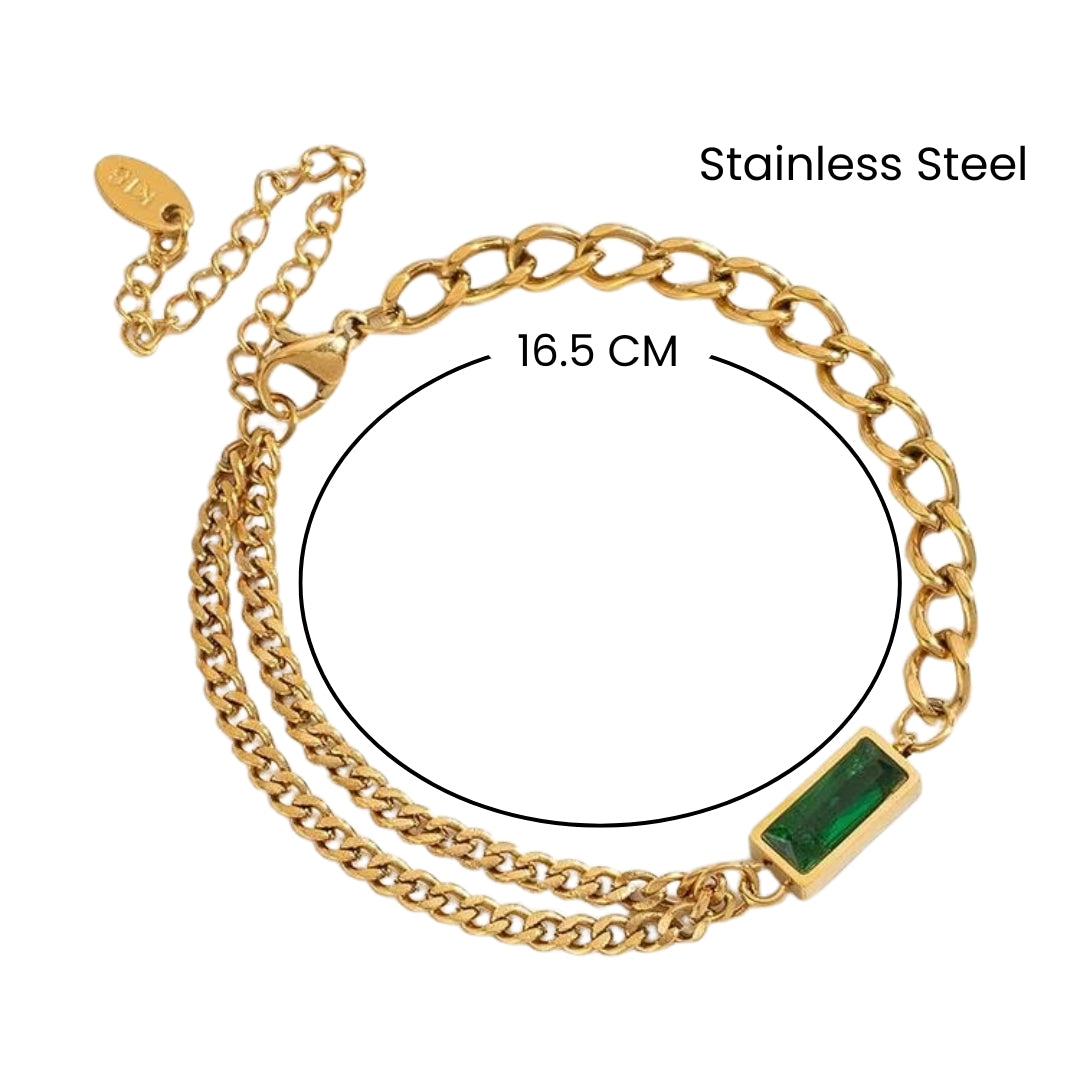 Serene Emerald Bracelet