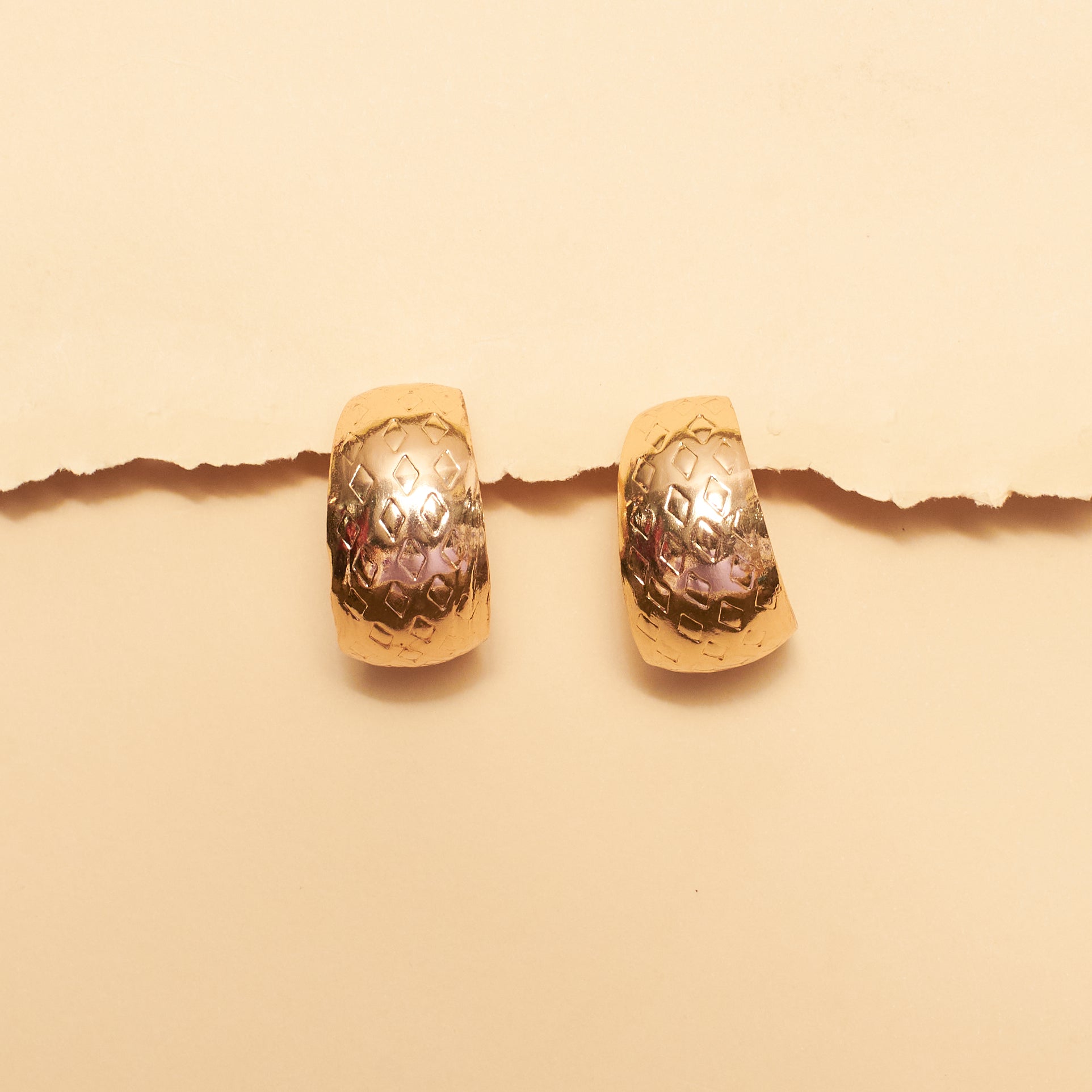 Classic Chunky Hoops - Golden Salty