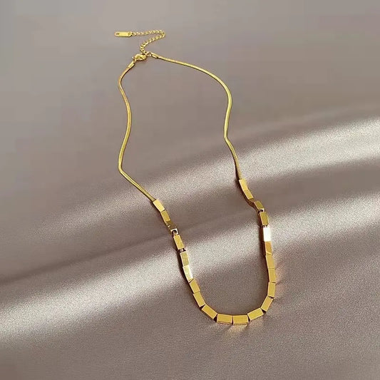 Classic Golden Link Chain Salty