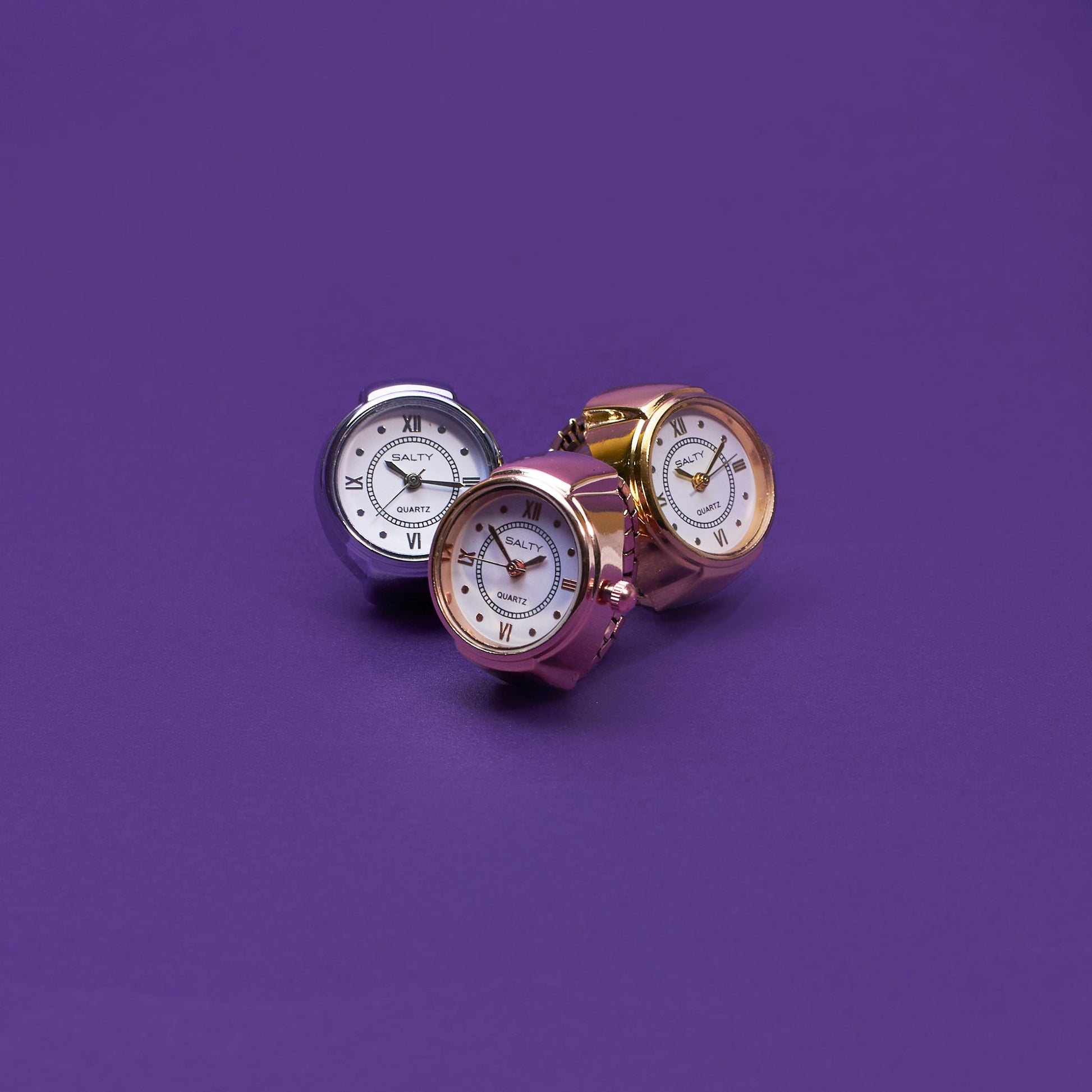 Girl Boss Salty Watch Ring - Gold Salty