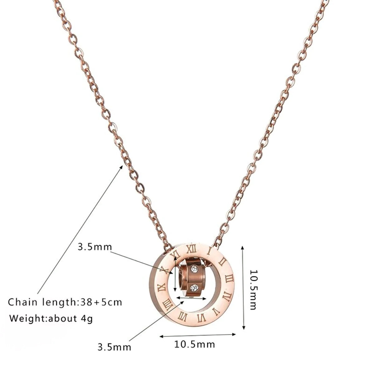 Coincentric Circles Necklace