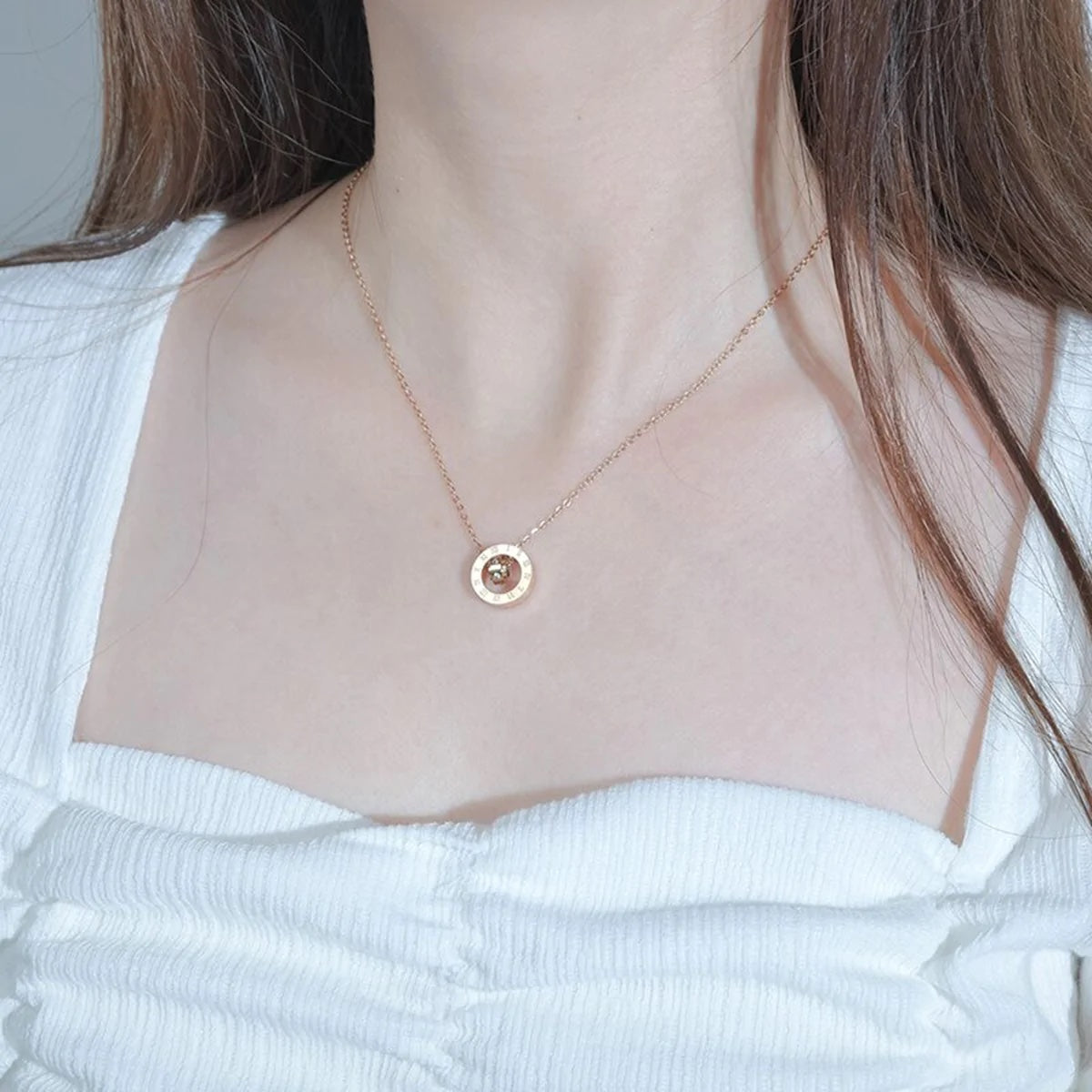 Coincentric Circles Necklace