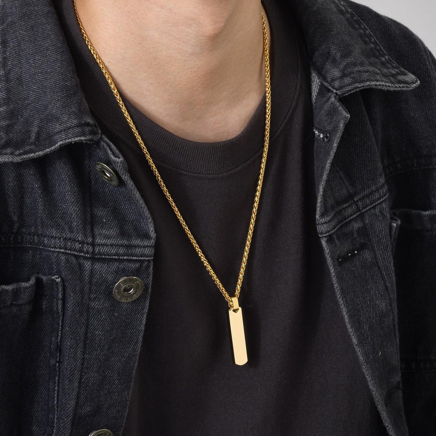 Contemporary Edge Chain - Gold Salty Alpha
