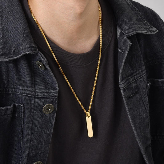 Contemporary Edge Chain - Gold Salty Alpha