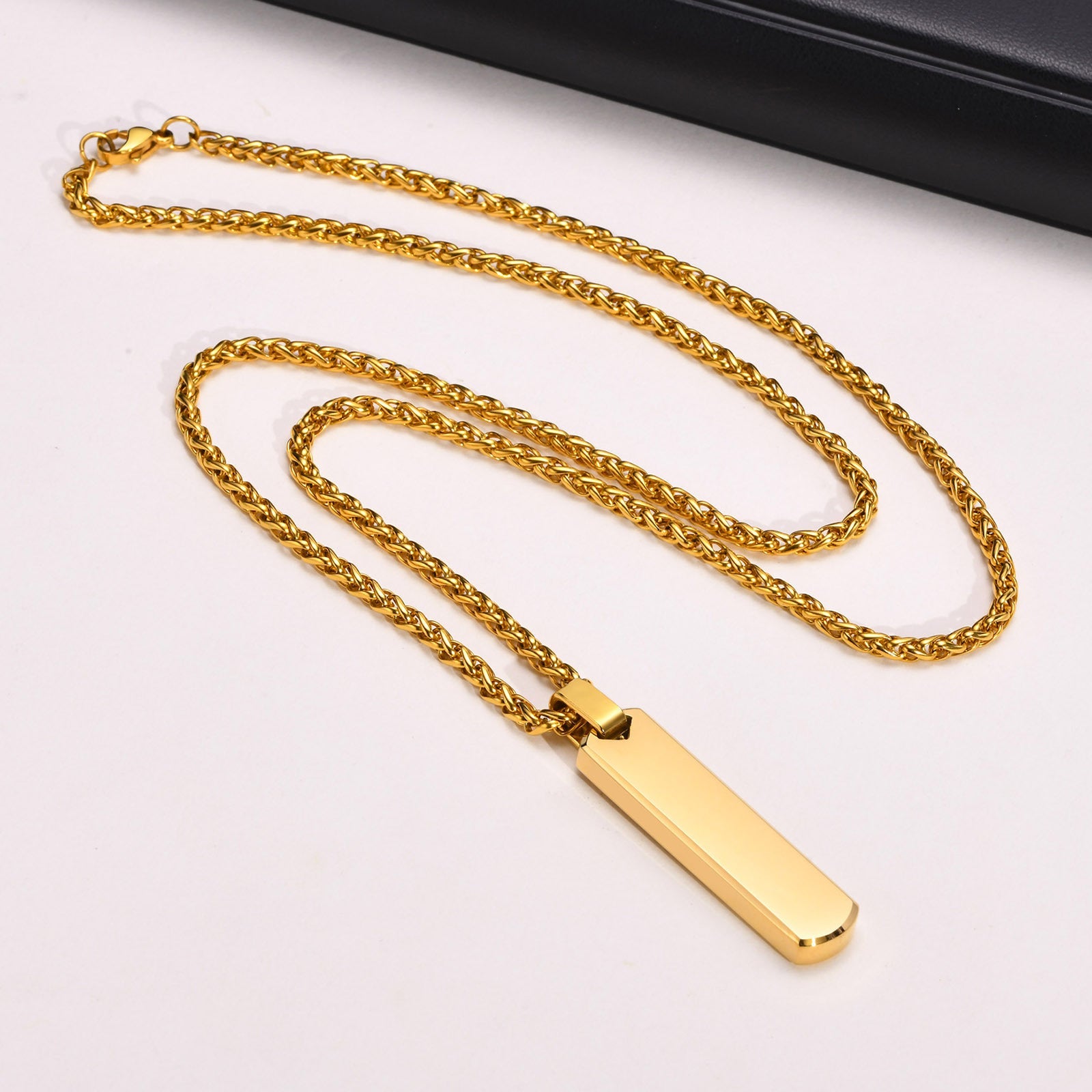 Contemporary Edge Chain - Gold Salty Alpha