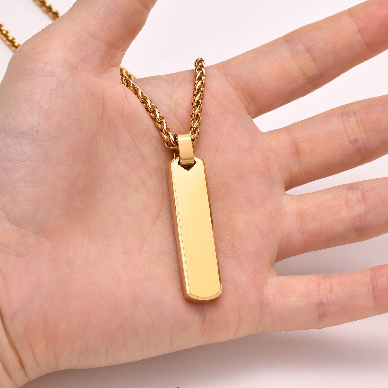 Contemporary Edge Chain - Gold Salty Alpha