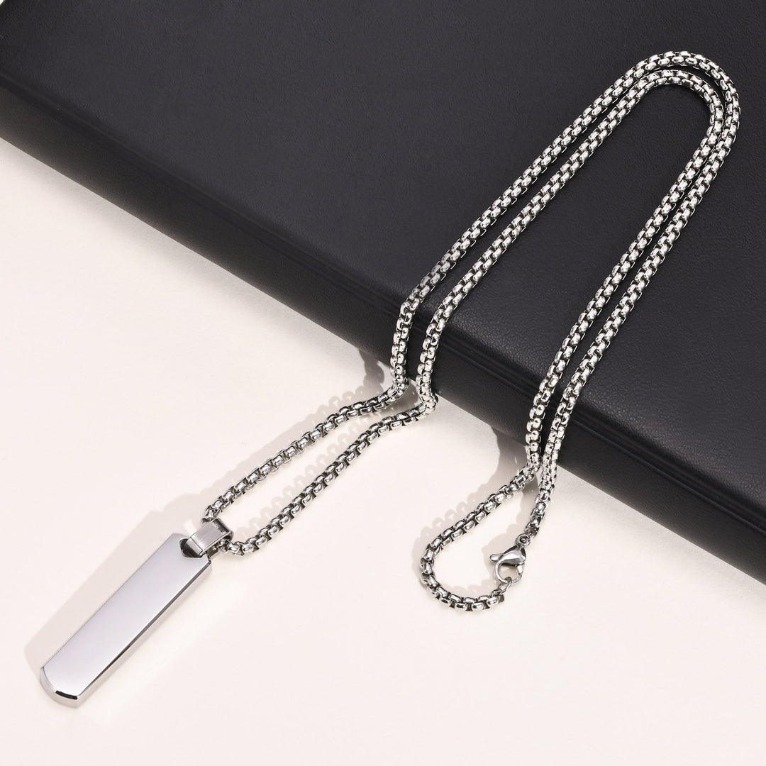 Contemporary Edge Chain -Silver Salty Alpha