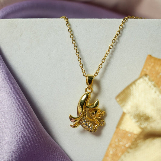 Copperhead Serpent Golden Necklace Salty