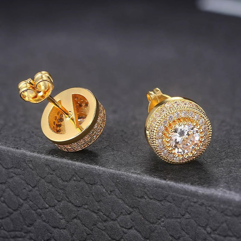 Diamond Golden Tidbit Earrings | Salty