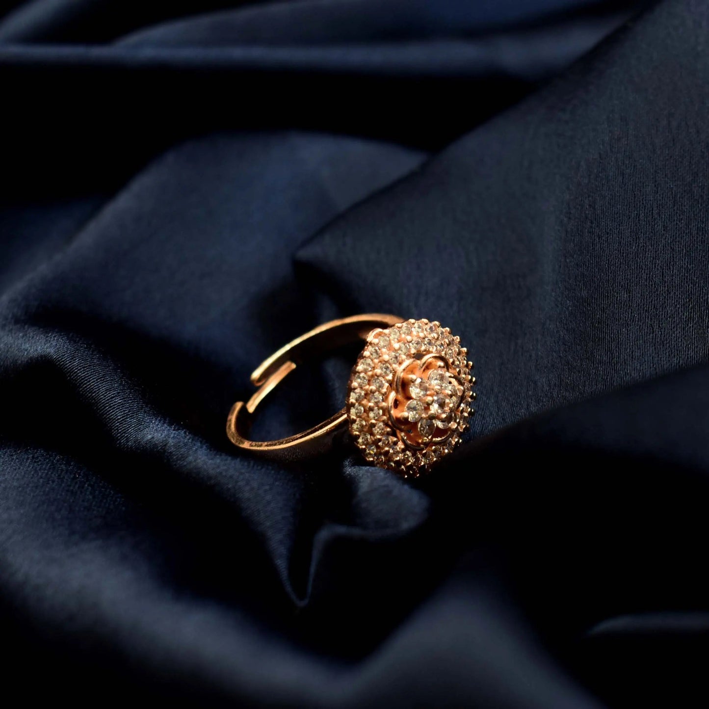 Cosmos Spinner Ring - Rose Gold