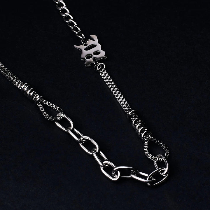 Cryptic Rune Silver Chain | Salty