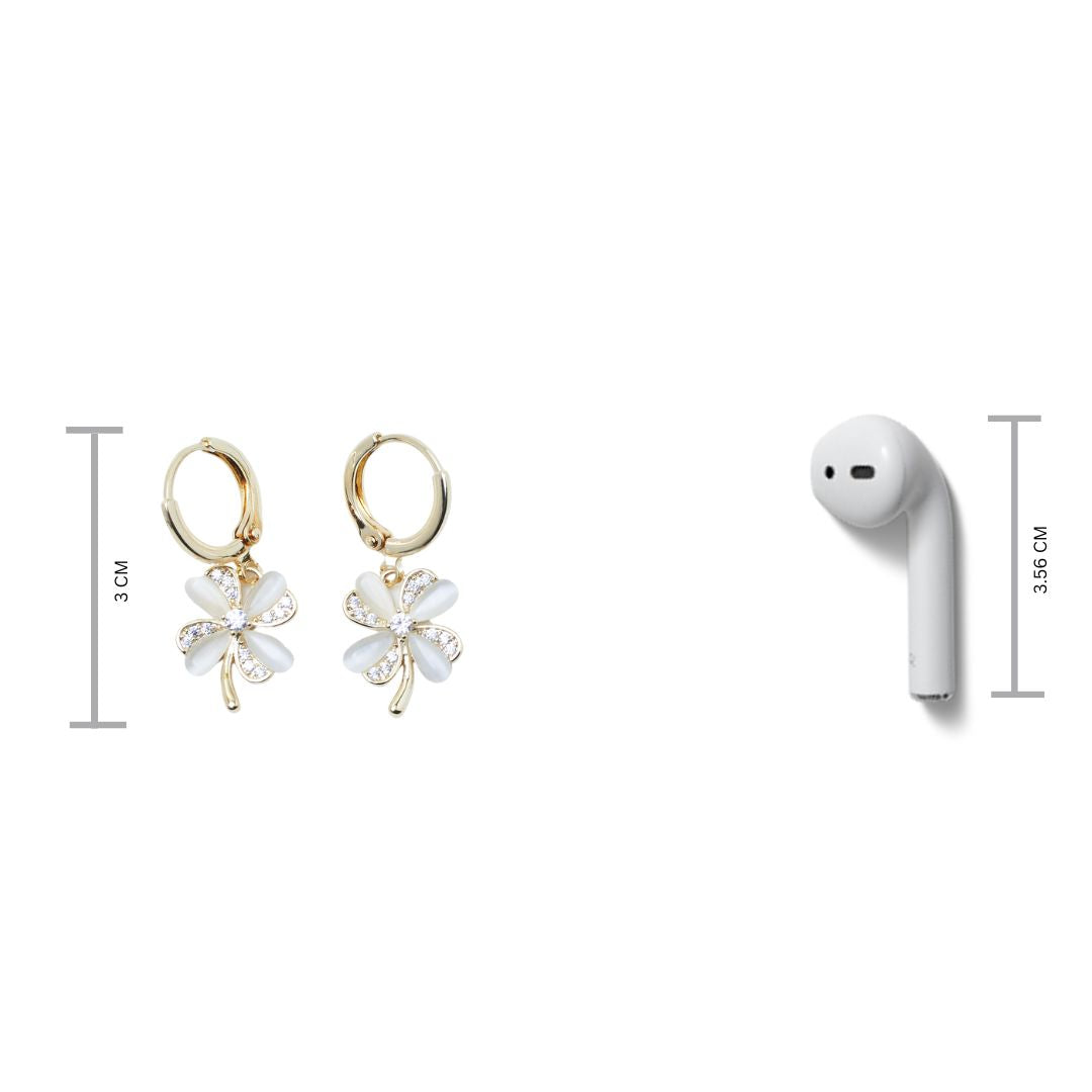 Crystal Rose Radiance Earrings Salty