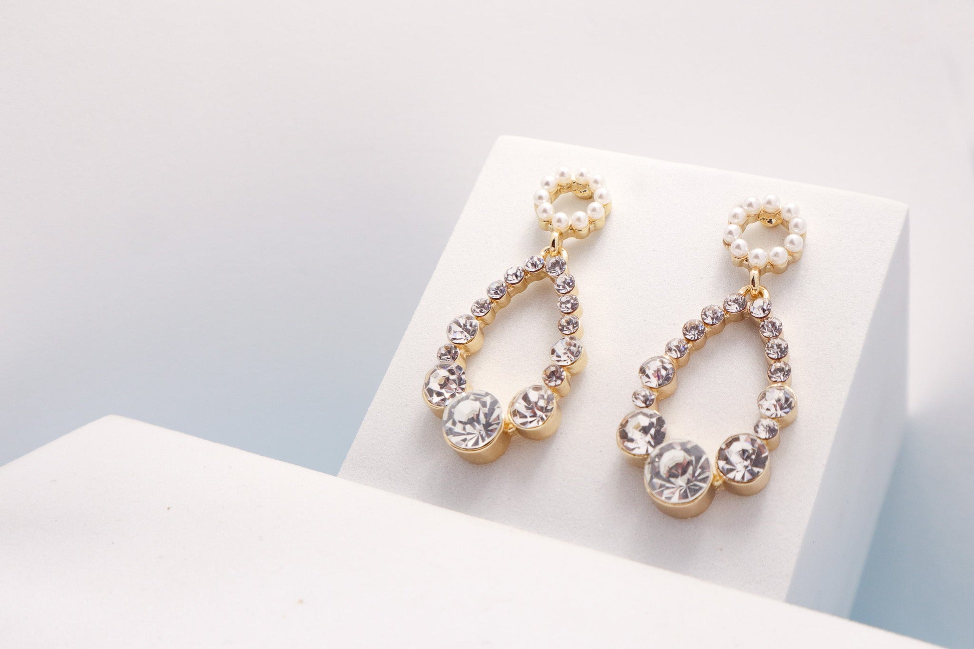 Crystal Teardrop Earrings