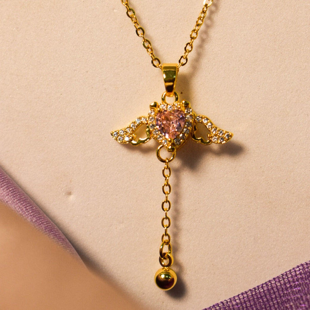 Angelic Heartwing Necklace Salty