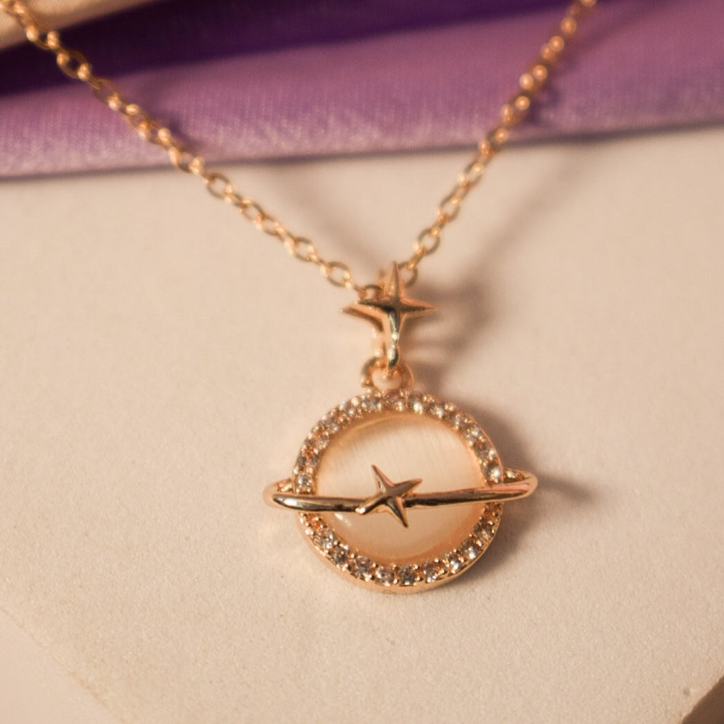 Enchanted Rose Gold Mystique Necklace Salty