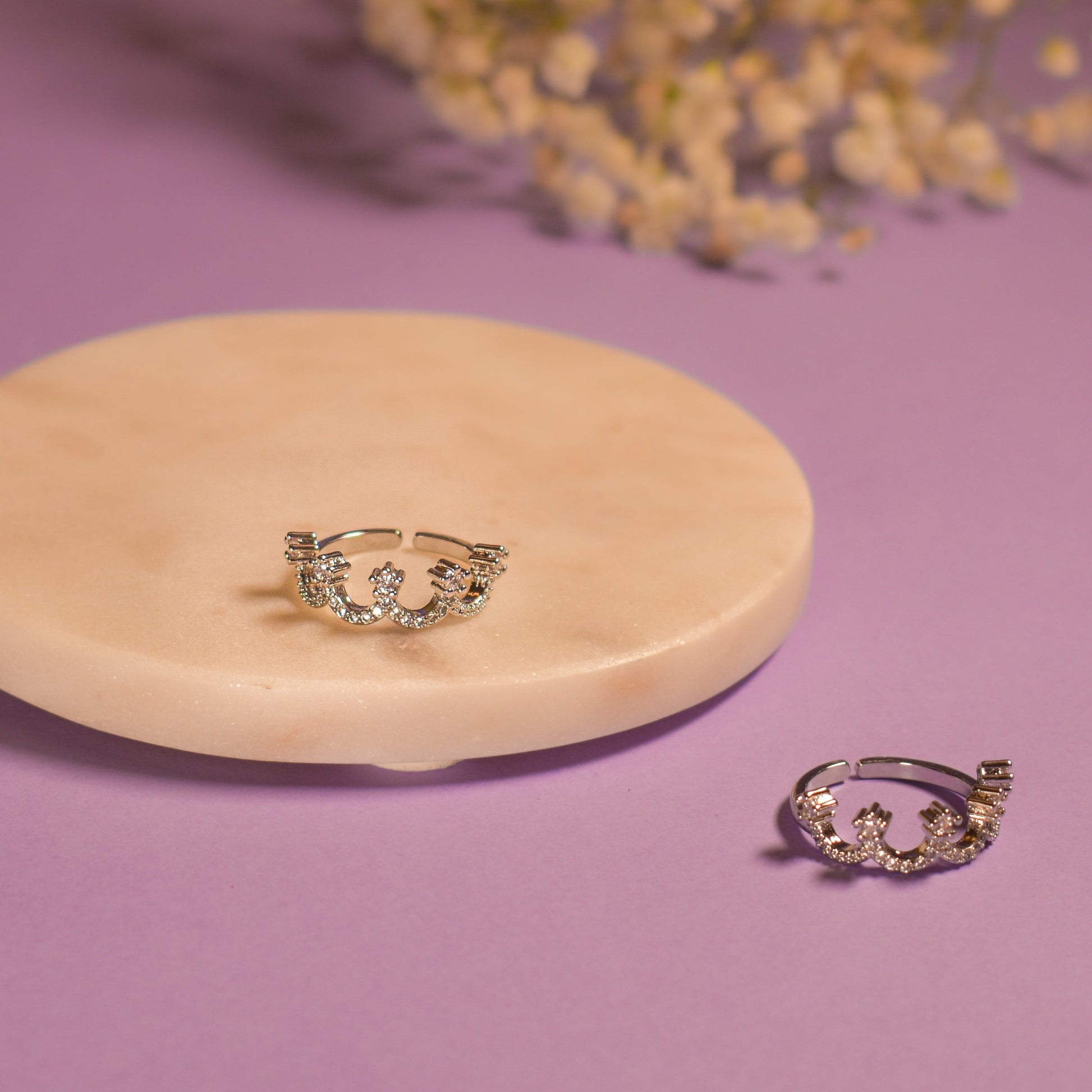 Cleopatra Crown Ring Salty