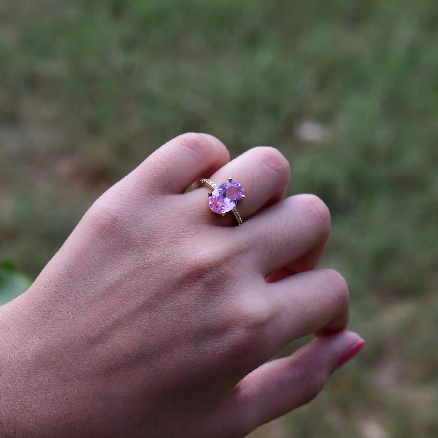 Rose Quartz Ring