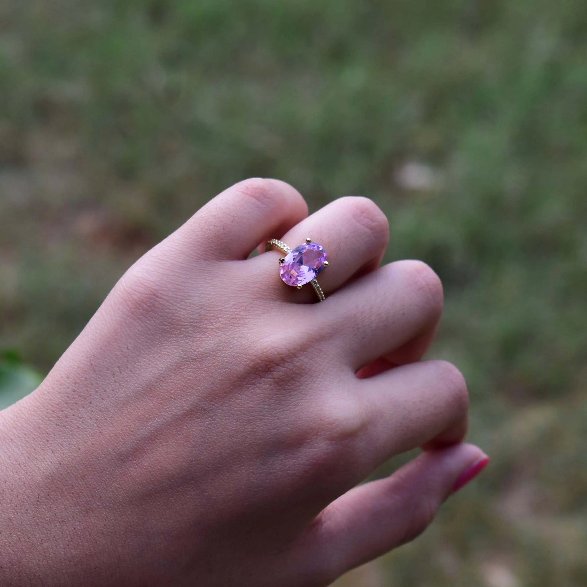 Rose Quartz Ring