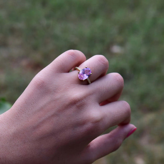 Rose Quartz Ring