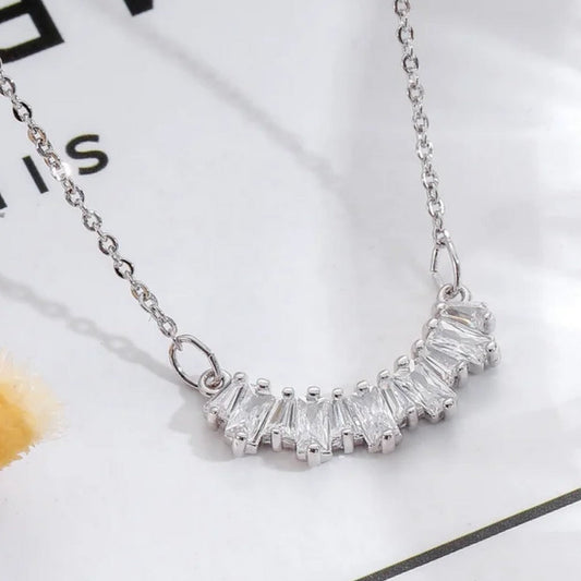 Dazzling Crystal Influx Necklace Salty