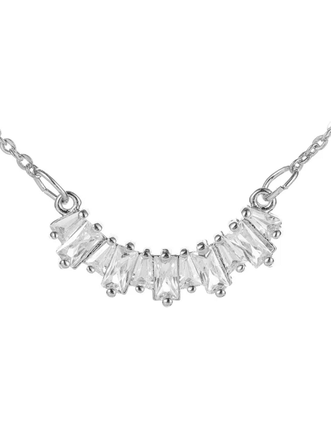 Dazzling Crystal Influx Necklace Salty