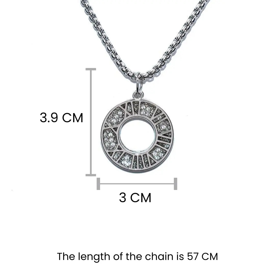 Diamond Time Circle Pendant | Salty
