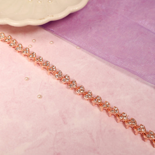 Diamond Enchantment Rose-Gold Bracelet Salty