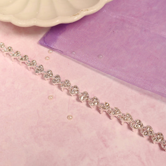 Diamond Enchantment Silver Bracelet Salty