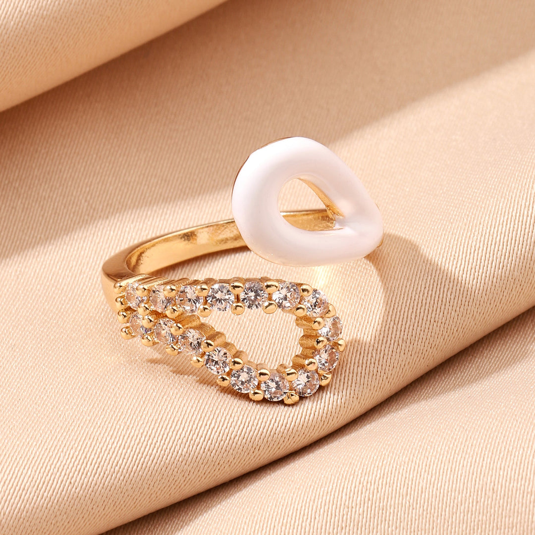 Diamond Loop Gold Ring | Salty