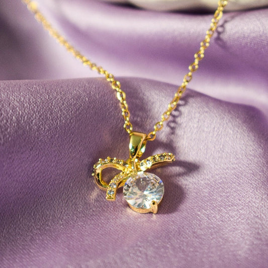 Divine Illumination Golden Necklace Salty