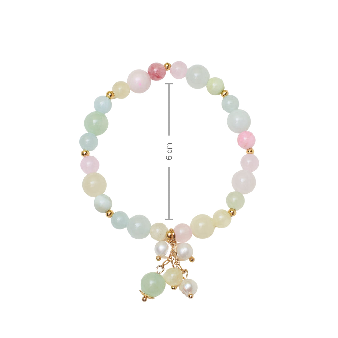 Dreamy Peach Natural Stone Band Salty