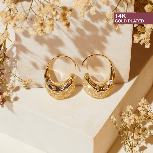 Stellar Swirl Hoops Salty