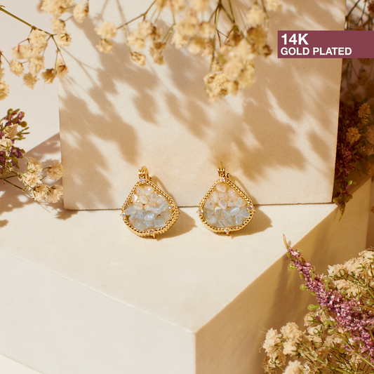 Seeker's Elegance Earrings - Grey Salty