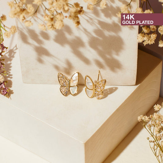 Papillon Splendor Studs Salty