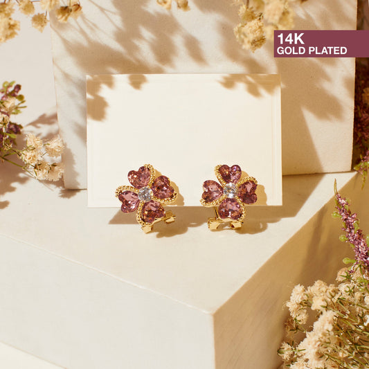 Diamond Daisy Earrings Salty